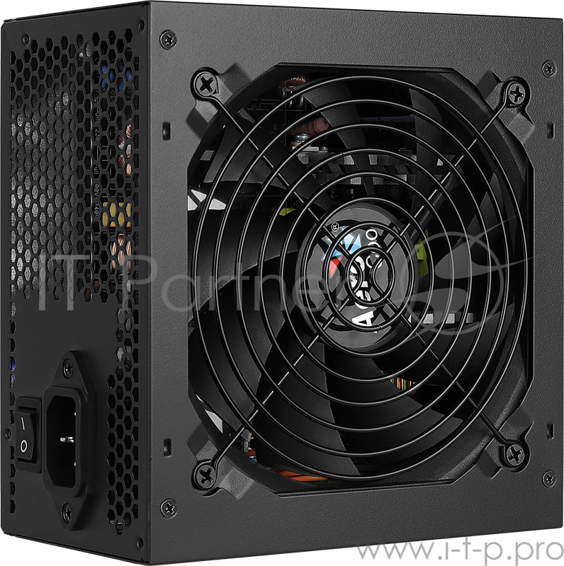 Блок питания Aerocool 500W RTL KCAS-500PLUS { 80+ bronze (24+4+4pin) APFC 120mm fan 7xSATA RTL}