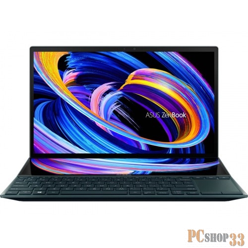 Ноутбук ASUS Zenbook Duo 14 UX482EA-HY066T Intel Core i7-1165G7/16GB LPDDR4X/1TB SSD/14,0 Touch FHD IPS 1920X1080/ScreenPad+ (12.65 1920 x 515)/Windows 10 Home/1.6Kg/Celestial Blue/Stylus