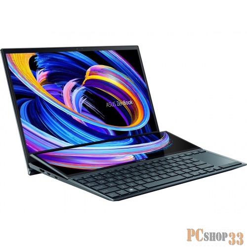 Ноутбук ASUS Zenbook Duo 14 UX482EA-HY066T Intel Core i7-1165G7/16GB LPDDR4X/1TB SSD/14,0 Touch FHD IPS 1920X1080/ScreenPad+ (12.65 1920 x 515)/Windows 10 Home/1.6Kg/Celestial Blue/Stylus
