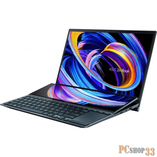 Ноутбук ASUS Zenbook Duo 14 UX482EA-HY066T Intel Core i7-1165G7/16GB LPDDR4X/1TB SSD/14,0 Touch FHD IPS 1920X1080/ScreenPad+ (12.65 1920 x 515)/Windows 10 Home/1.6Kg/Celestial Blue/Stylus
