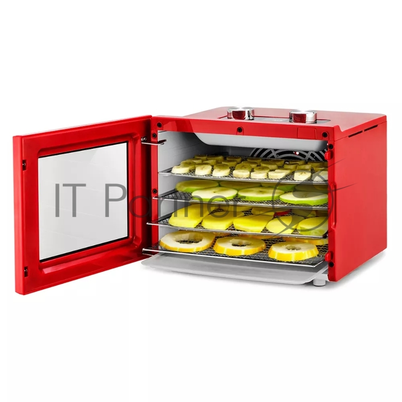 Сушка для фруктов и овощей Kitfort KT-1915-2 5под. 340Вт красный