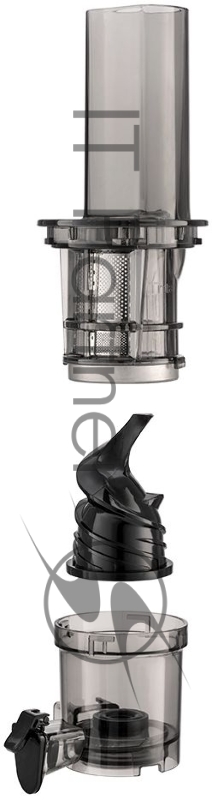 Соковыжималка шнековая Kitfort KT-1123-1 130Вт рез.сок.:550мл. черный