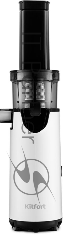 Соковыжималка шнековая Kitfort KT-1123-2 130Вт рез.сок.:550мл. белый/черный