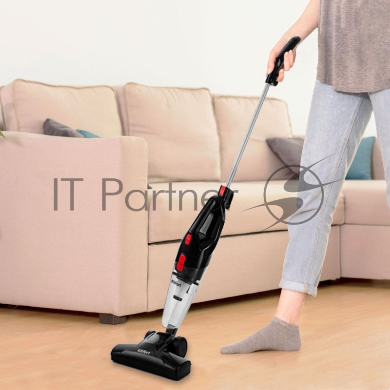 Пылесос ручной Kitfort KT-596-1 600Вт черный/красный