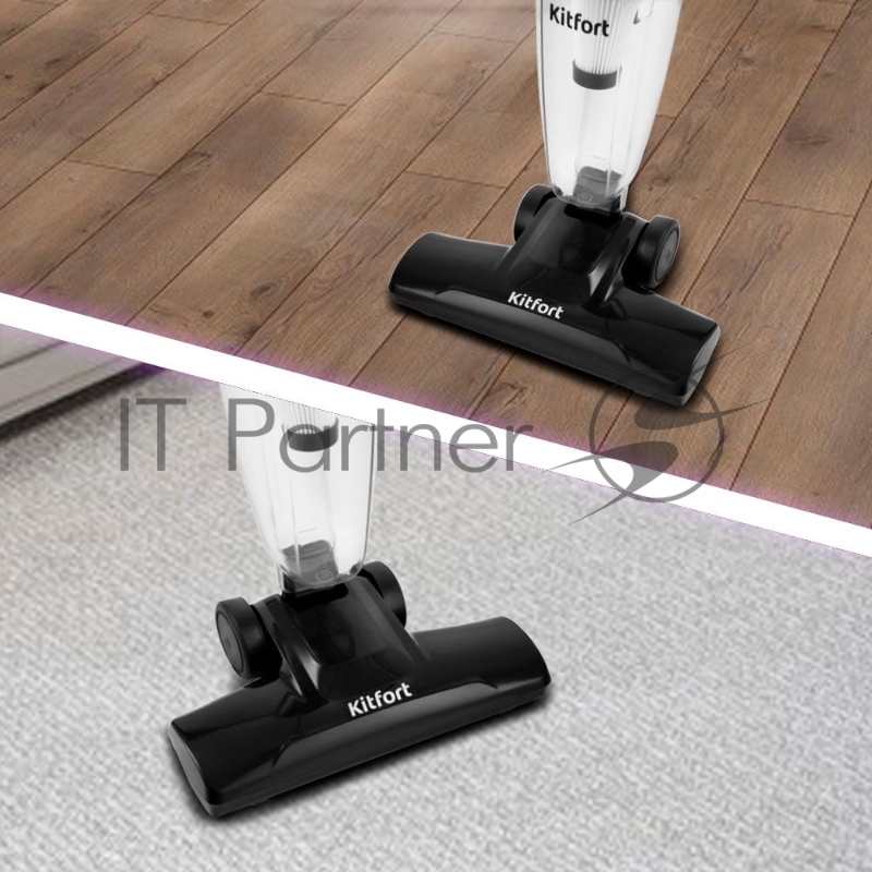 Пылесос ручной Kitfort KT-596-1 600Вт черный/красный