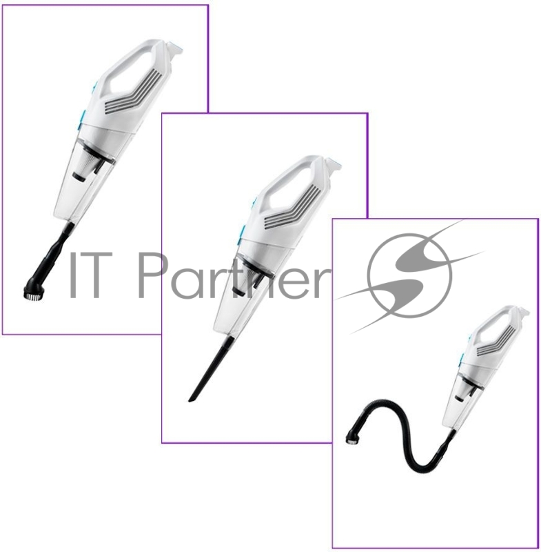 Пылесос ручной Kitfort KT-596-2 600Вт белый/голубой