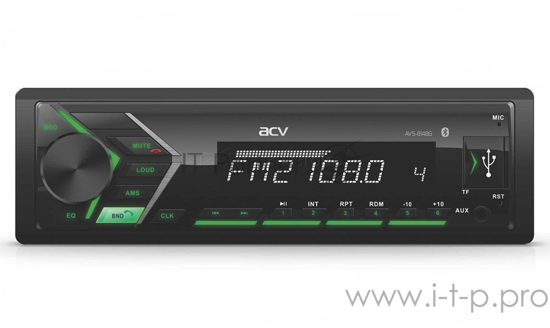 Автомагнитола ACV VS-814BB 1DIN 4x50Вт