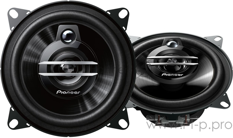 Колонки автомобильные Pioneer TS-G1030S (без решетки) 210Вт 4Ом 10см (4дюйм) (ком.:2кол.) коаксиальные трехполосные