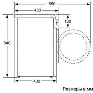 Стиральная машина BEKO WSPE6H616S