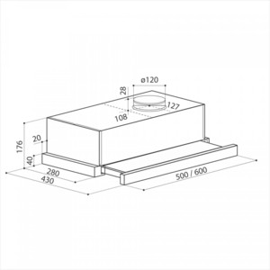 Вытяжка LEX HUBBLE 500 BLACK