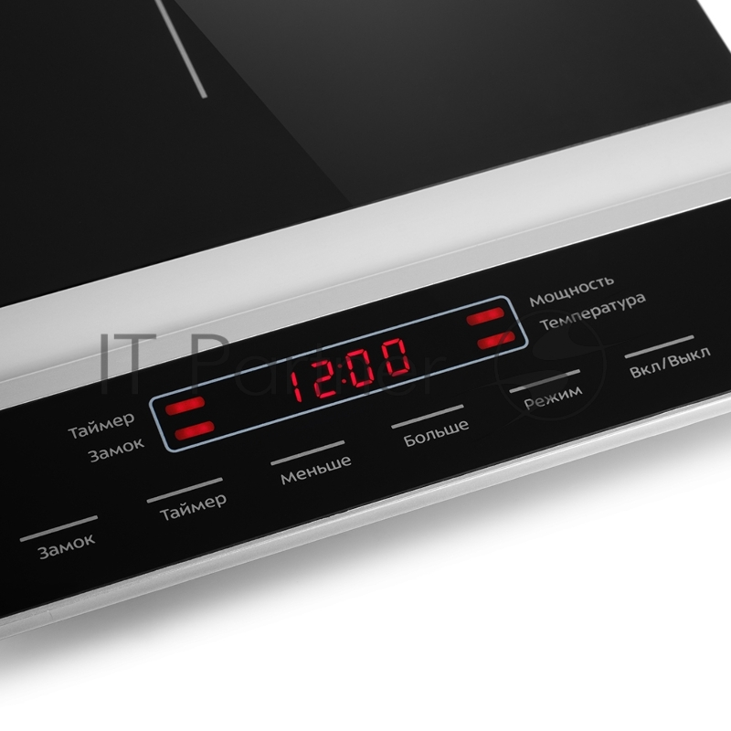 Плита Электрическая Kitfort КТ-129 черный стеклокерамика (настольная)