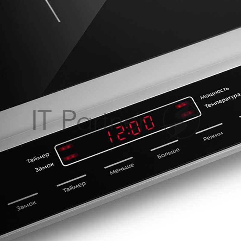 Плита Электрическая Kitfort КТ-130 черный стеклокерамика (настольная)