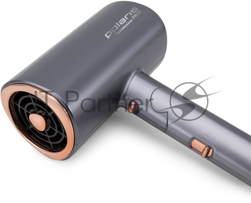 Фен POLARIS PHD2090ACi Tourmaline PROF графит/розовое золото Фен 2000Вт