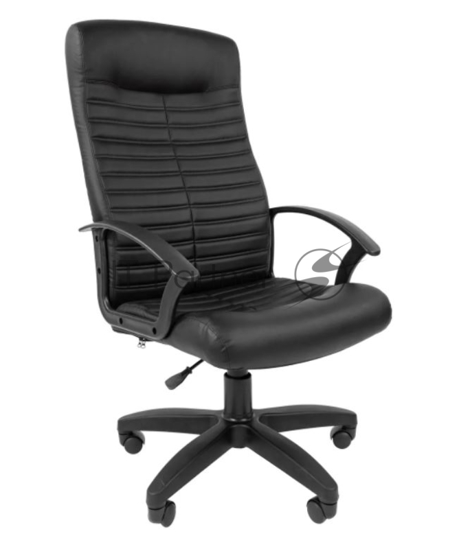 Офисное кресло Стандарт СТ-80 Россия экокожа черное