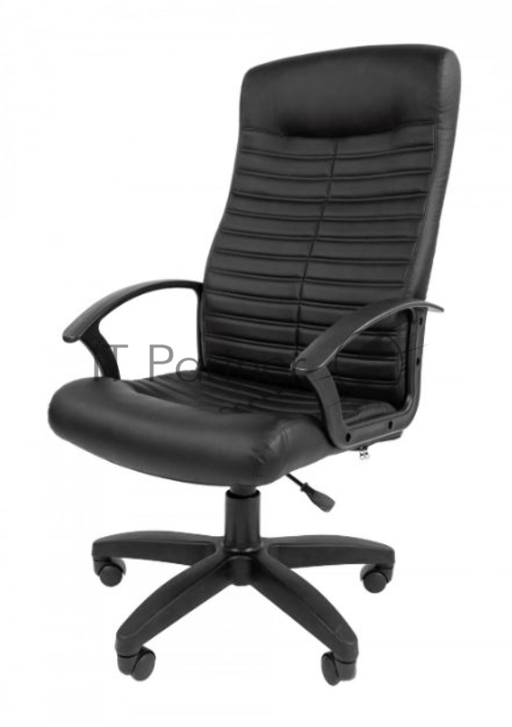 Офисное кресло Стандарт СТ-80 Россия экокожа черное