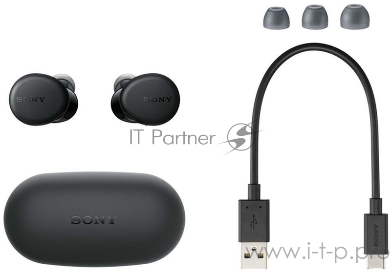 Гарнитура вкладыши Sony WF-XB700 черный беспроводные bluetooth в ушной раковине (WFXB700B.E)