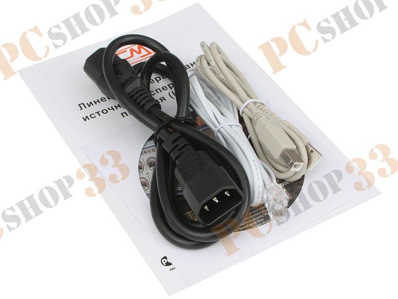 ИБП (UPS) 1000ВА Powercom Raptor RPT-1000AP, черный (USB)