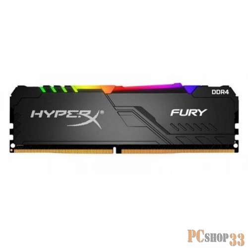 Оперативная память DDR4 DIMM 16Gb PC28800, 3600Mhz, Kingston HyperX FURY RGB CL18 (HX436C18FB4A/16) (retail)