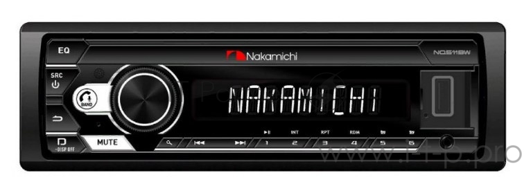 Автомагнитола Nakamichi NQ511BW 1DIN 4x50Вт