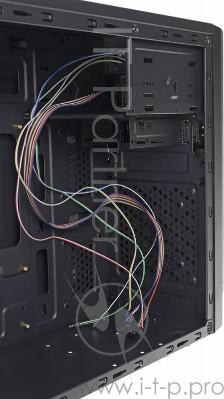 Корпус Accord A-08B черный без БП mATX 2xUSB2.0 audio