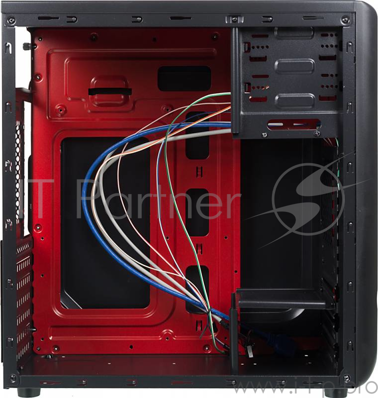 Корпус Accord ACC-B307 черный без БП ATX 3x120mm 1xUSB2.0 1xUSB3.0 audio