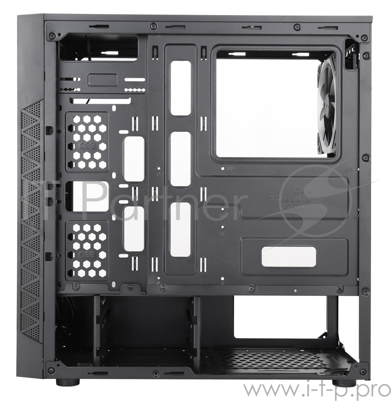 Корпус Accord JP-VI черный без БП ATX 2xUSB2.0 1xUSB3.0 audio bott PSU