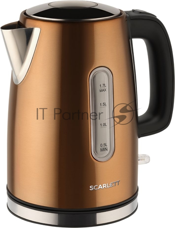Чайник электрический Scarlett SC-EK21S98 1.7л. 2200Вт бронзовый (корпус: нержавеющая сталь)