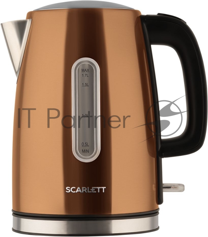 Чайник электрический Scarlett SC-EK21S98 1.7л. 2200Вт бронзовый (корпус: нержавеющая сталь)