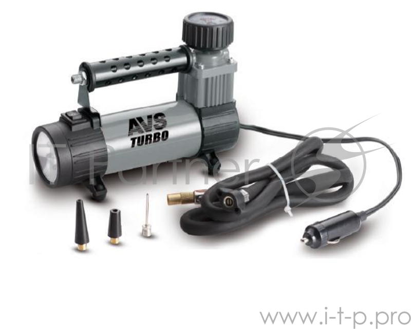 Компрессор автомобильный Turbo AVS KS 350 L 150Вт 12В 14А 35л/мин 10Атм
