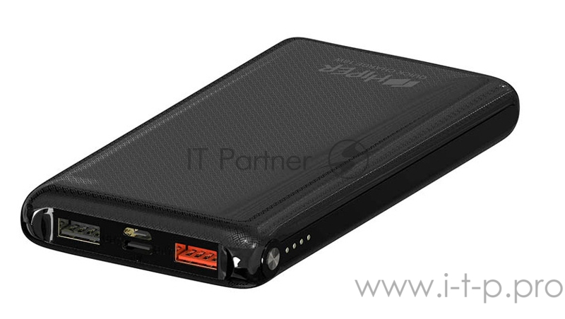 Мобильный аккумулятор Hiper Quick 10000 Li-Pol 10000mAh 2.4A+2.4A+2.4A+2.4A черный 4xUSB