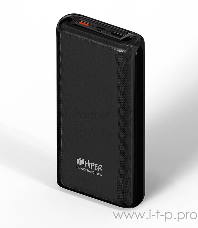 Мобильный аккумулятор Hiper Quick 30000 Li-Pol 30000mAh 2.4A+2.4A+2.4A+2.4A черный