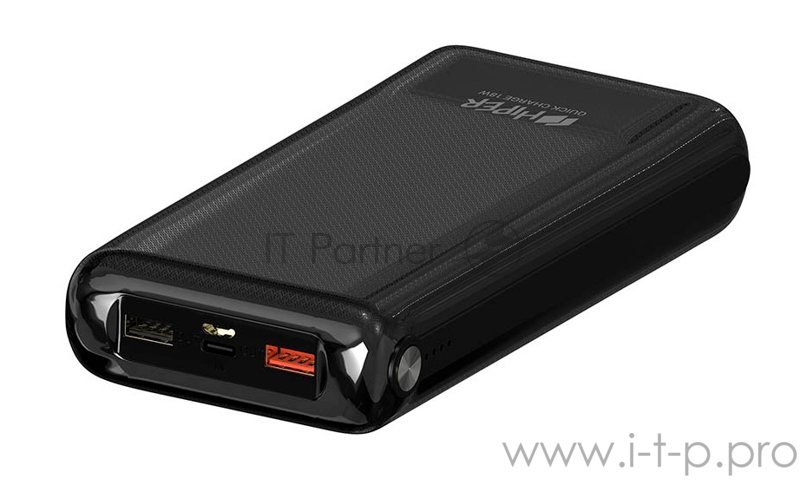 Мобильный аккумулятор Hiper Quick 30000 Li-Pol 30000mAh 2.4A+2.4A+2.4A+2.4A черный