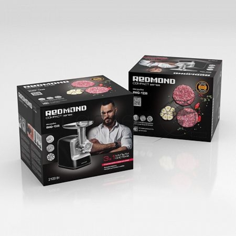Мясорубка Redmond RMG-1235 2100Вт черный