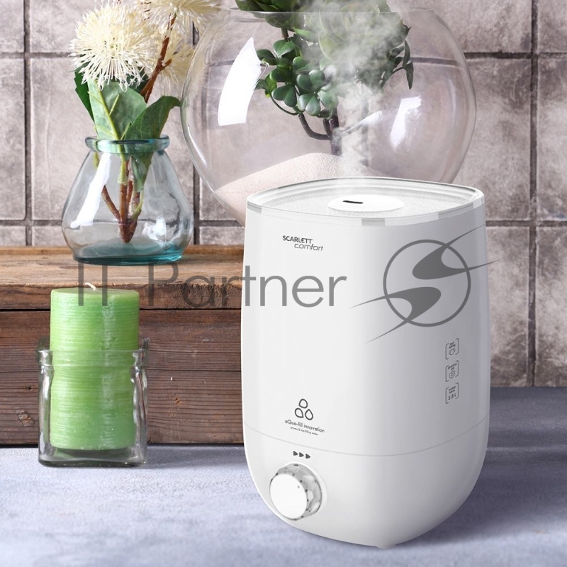 Увлажнитель воздуха Scarlett SC-AH986M22 23Вт (ультразвуковой) белый