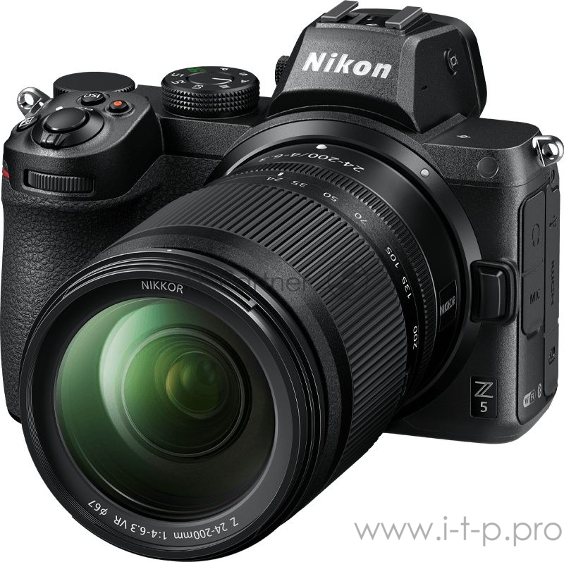 Фотоаппарат Nikon Z 5 черный 24.3Mpix 3.2 4K WiFi 24-50 f/4-6.3 + FTZ EN-EL15c