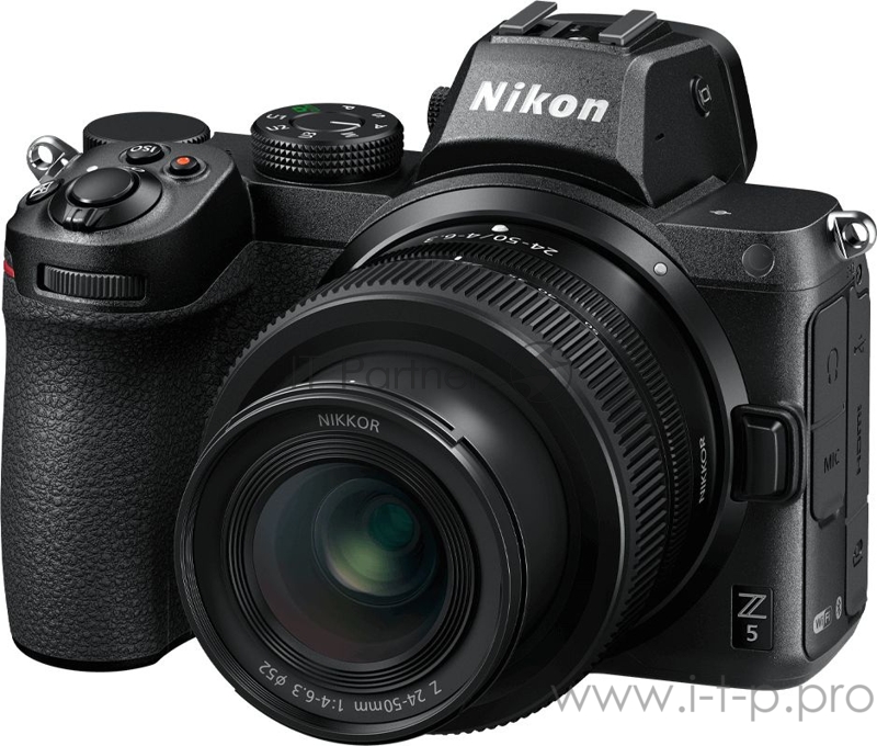 Фотоаппарат Nikon Z 5 черный 24.3Mpix 3.2 4K WiFi 24-50 f/4-6.3 + FTZ EN-EL15c