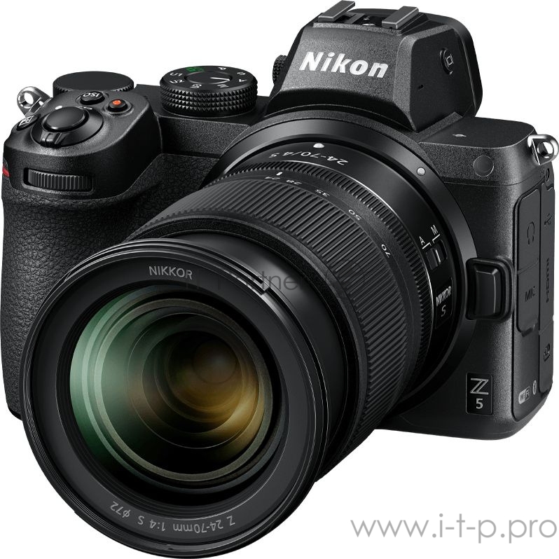 Фотоаппарат Nikon Z 5 черный 24.3Mpix 3.2 4K WiFi 24-50 f/4-6.3 + FTZ EN-EL15c