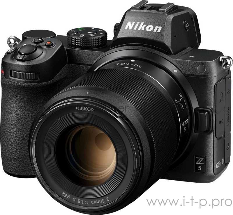 Фотоаппарат Nikon Z 5 черный 24.3Mpix 3.2 4K WiFi 24-50 f/4-6.3 + FTZ EN-EL15c