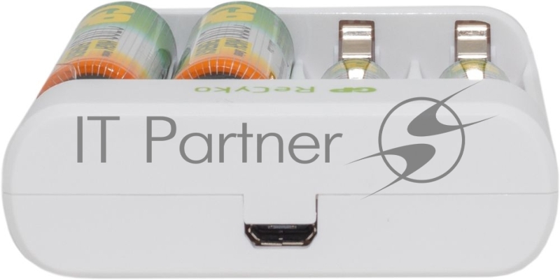 Аккумулятор + зарядное устройство GP PowerBank Е411 AA/AAA NiMH 2700mAh (4шт) коробка