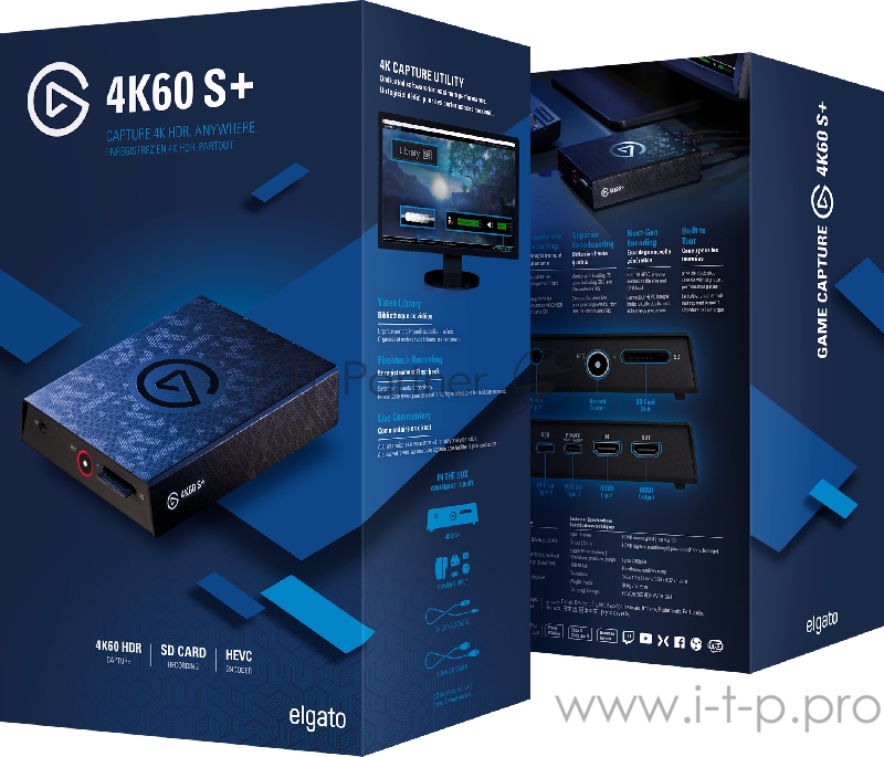 Устройство захвата видео Elgato Game Capture 4K60 S+ Устройство захвата видео Elgato Game Capture 4K60 S+
