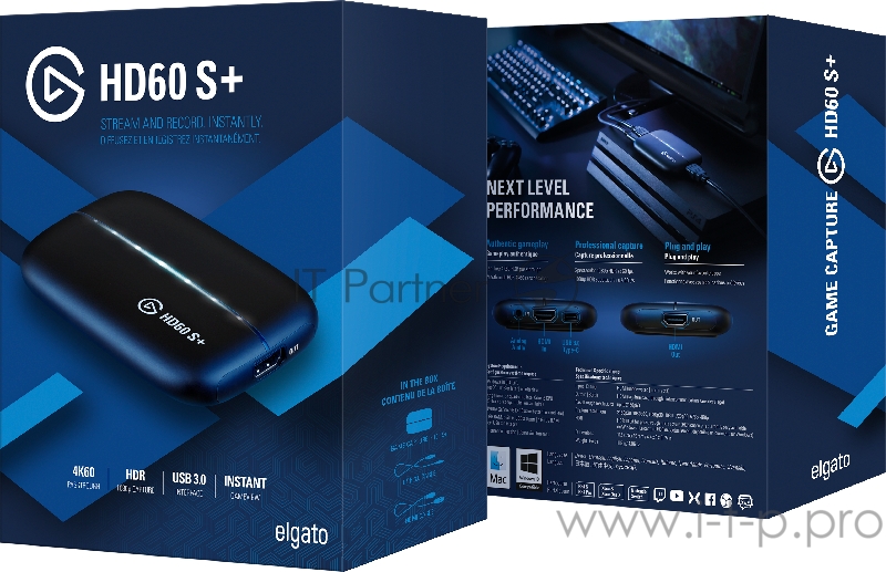 Устройство захвата видео Elgato Game Capture HD60 S+ Устройство захвата видео Elgato Game Capture HD60 S+