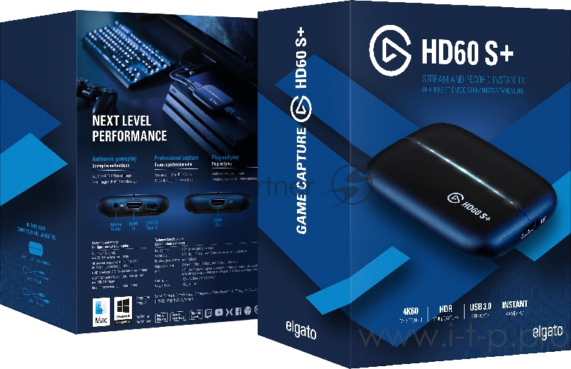 Устройство захвата видео Elgato Game Capture HD60 S+ Устройство захвата видео Elgato Game Capture HD60 S+