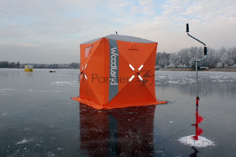 Палатка зимняя WOODLAND ICE FISH 2, 165х165х185 см (оранжевый)