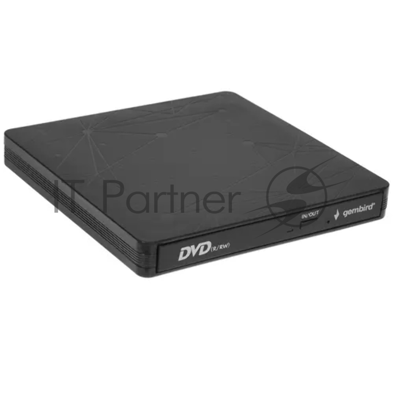 Внешний DVD-привод с интерфейсом USB Gembird DVD-USB-03 пластик, черный