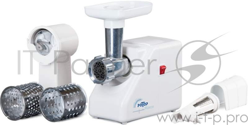 Мясорубка Ротор Макси ЭМШ 35/300-4 1500Вт белый