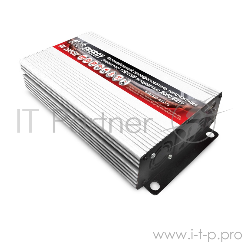Инвертор AVS IN-2000W автомобильный 12/220В