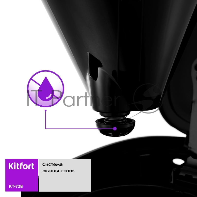 Кофеварка Kitfort КТ-728