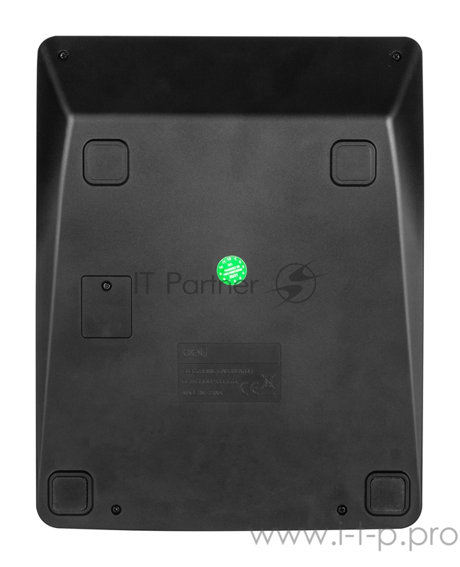 Калькулятор настольный Deli EM888 черный 12-разр.