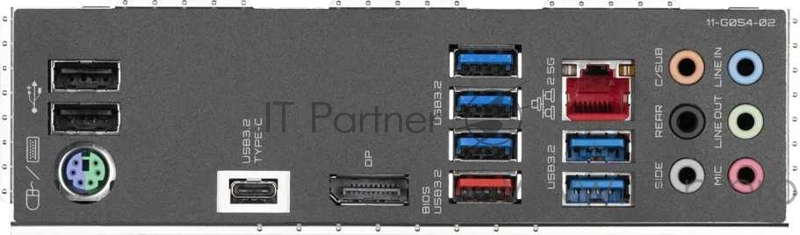 Z590 GAMING X, Socket 1200, Intel®Z590, 4xDDR4-3200, DP, 2xPCI-Ex16, 2xPCI-Ex1, 6xSATA3(RAID 0/1/5/10), 3xM.2, 8Ch Audio, 2.5GLan, (2+4)xUSB2.0, (6+2