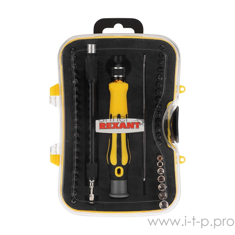 REXANT (12-4706) Набор отверток для точечных работ 45 предметов